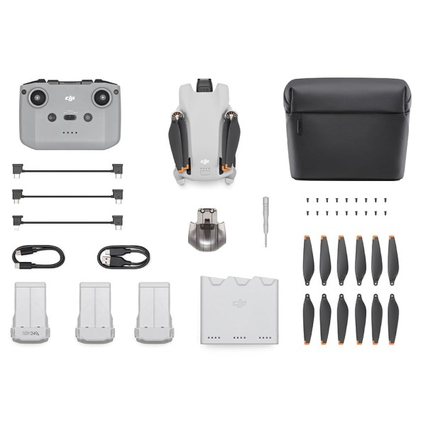 Encontraproduto.com.br - Drone DJI Mini 3 Multilaser (DJI RC-N1) + Fly More Combo