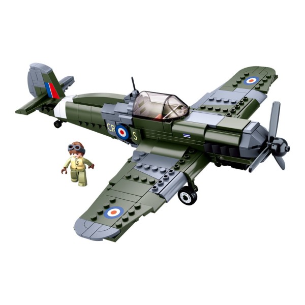 Encontraproduto.com.br - Blocos Montar Cubic Wwii Avião De Combate 290 Peças Sortido