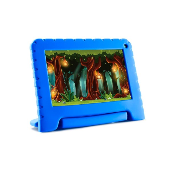 Encontraproduto.com.br - Tablet Multilaser Kid Pad Azul 32gb/quadcore/wi-fi/7