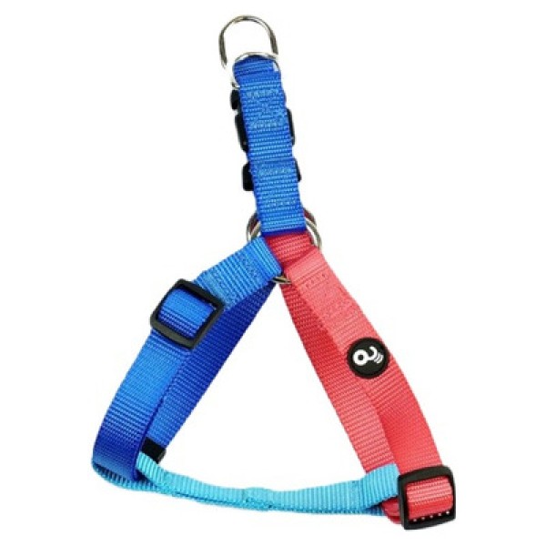 Peitoral Triple Step Azul e Rosa Tam. M Mimo - PP270