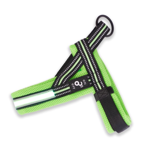 Encontraproduto.com.br - Peitoral LED 3 Funções Verde Tam. G Mimo - PP336