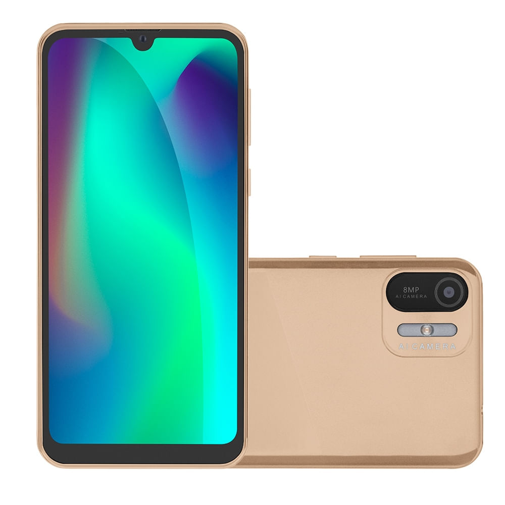 Encontraproduto.com.br - Smartphone Multilaser F Max 2 3G 64GB Wi-Fi Tela HD+ 6.1 pol. Dual Chip 1GB RAM Android 11 (Go edition) - Preto - P9165