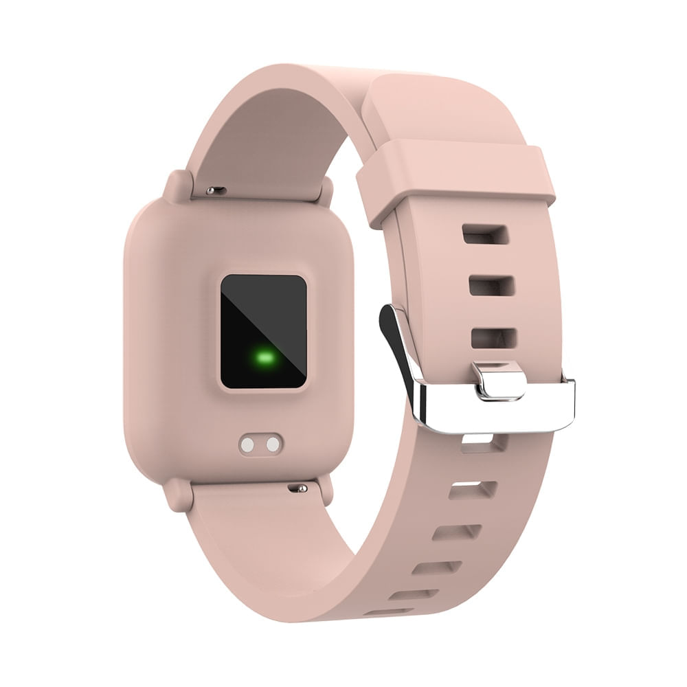 Encontraproduto.com.br - Smartwatch L1 Rose BLE 5.0 HR Leitura De Msg A Prova D Água IP68 Atrio - ES437