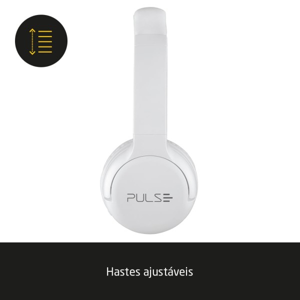 Encontraproduto.com.br - Headphone Bluetooth Flow Branco Pulse - PH394