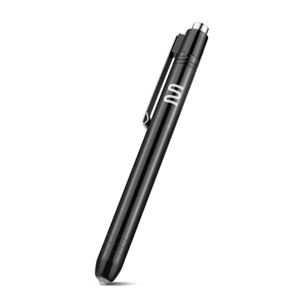 Encontraproduto.com.br - Lanterna Clínica Luz LED Branca Preto Multi Saúde - HC572