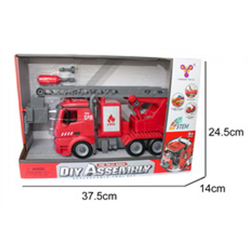 Encontraproduto.com.br - Veículo com Luzes e Sons - City Machine - Caminhão de Bombeiro - Multikids