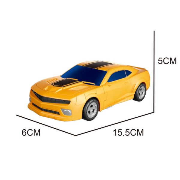 Encontraproduto.com.br - Carrinho Transformável Megaformers Morph Amarelo Multikids - BR1760