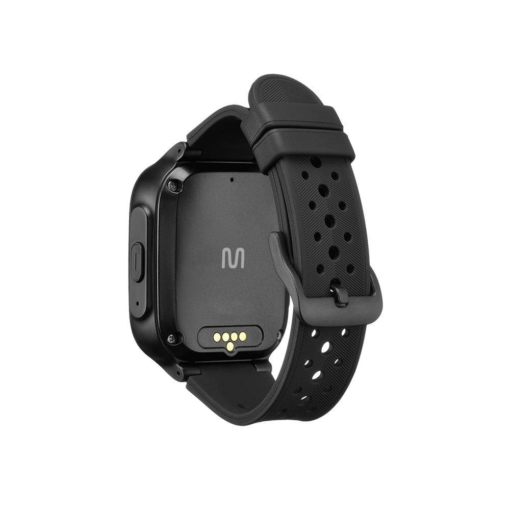 Encontraproduto.com.br - KidWatch Infantil Multi 4G + Wi-Fi com Chamada por voz e vídeo + Controle Parental + Localização GPS - Preto - P9203