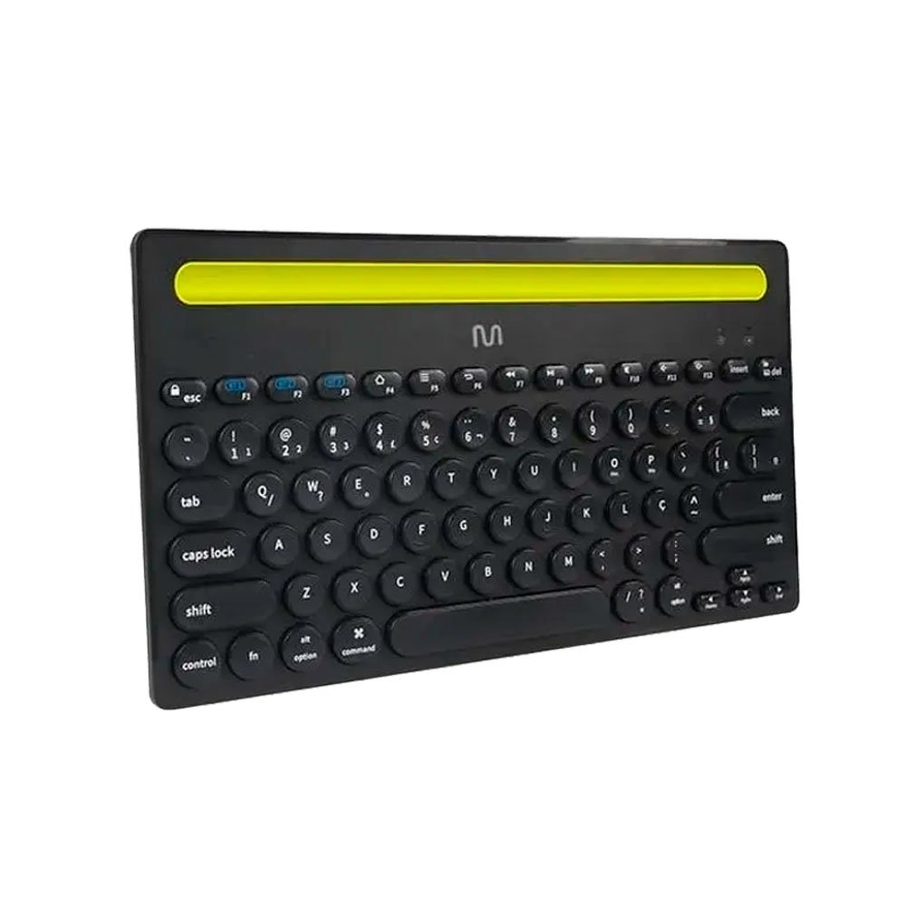 Encontraproduto.com.br - Teclado sem Fio Bluetooth Multi-dispositivo ABNT2 TS400 Preto - Multlaser