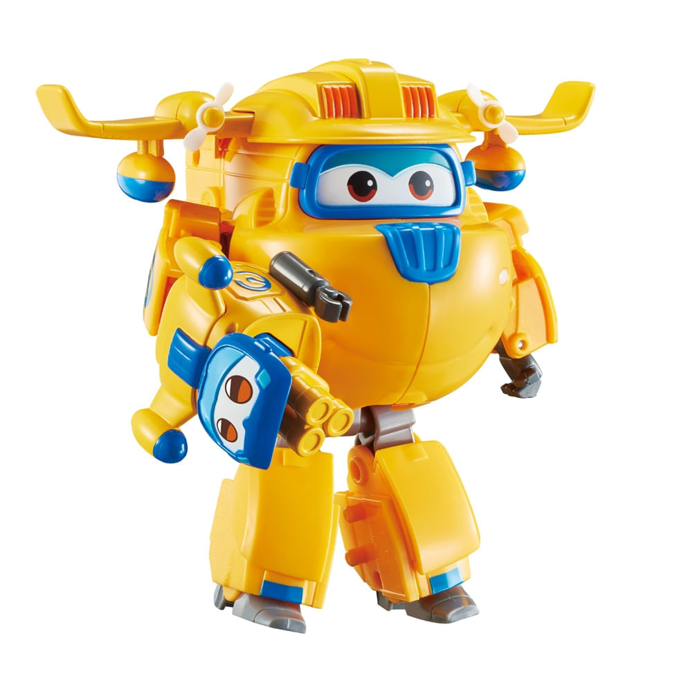 Encontraproduto.com.br - SUPER WINGS TRANSFORMING CHARACTER E MINI SUPER PET DONNIE MULTIKIDS