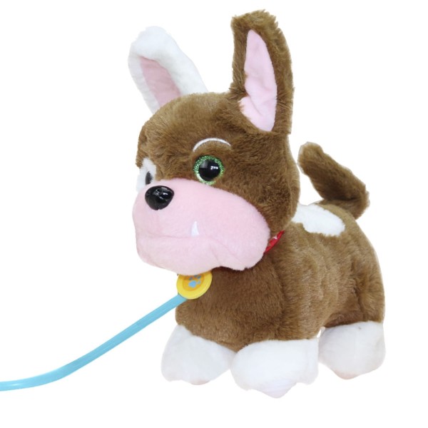 Encontraproduto.com.br - Walking Petz Bulldog Multikids - Br1874 Marrom