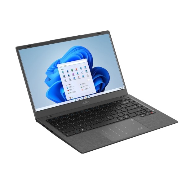 Encontraproduto.com.br - Notebook Ultra, com Windows 11 Home, Processador Intel Core i3, 4GB 120GB SSD, Tela 14 Pol. HD Cinza Escovado - UB480 UB480