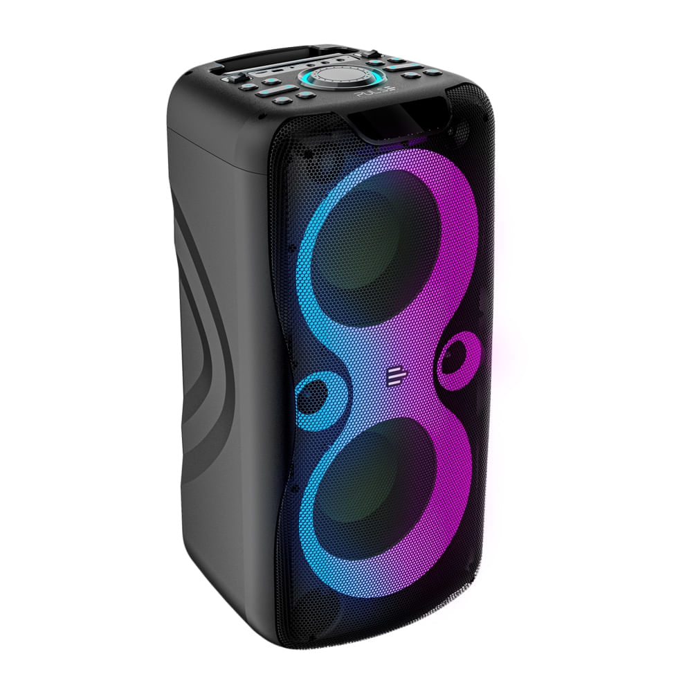 Encontraproduto.com.br - Caixa de Som Pulsebox 2 1100W Bluetooth Bivolt Pulse - SP510