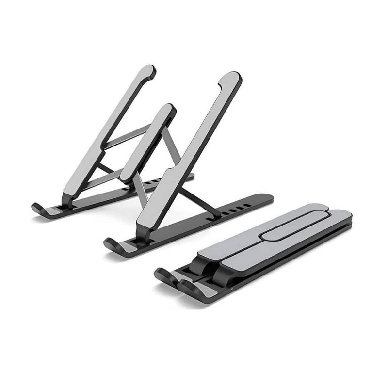 Encontraproduto.com.br - Suporte Notebook Portatil de Aluminio Ac439 Multilaser