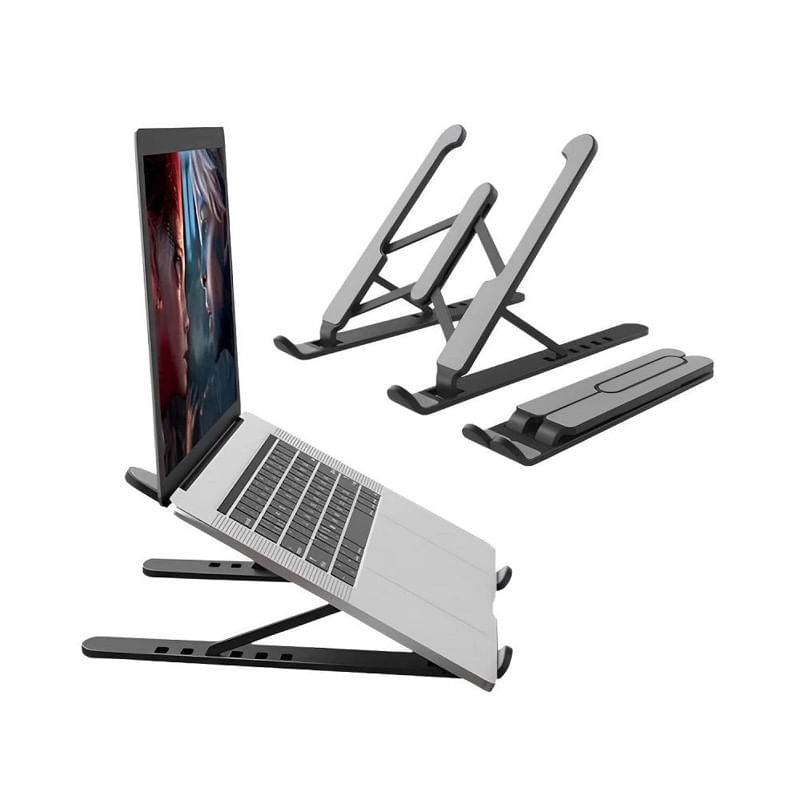 Encontraproduto.com.br - Suporte Notebook Portatil de Aluminio Ac439 Multilaser