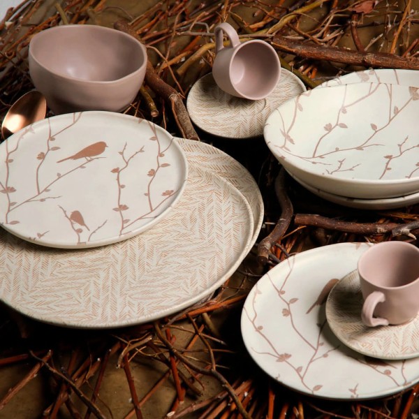 Encontraproduto.com.br - Conjunto De Xícara De Cafezinho Com Pires 06 Peças Bio Luar Porto Brasil