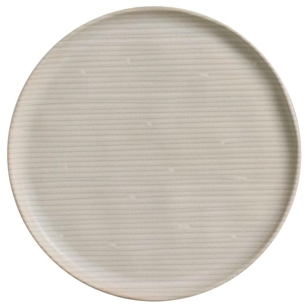 Encontraproduto.com.br - Conjunto com 6 Pratos Rasos Porto Brasil Bio Infinita em Stoneware 27,5 cm – Cinza
