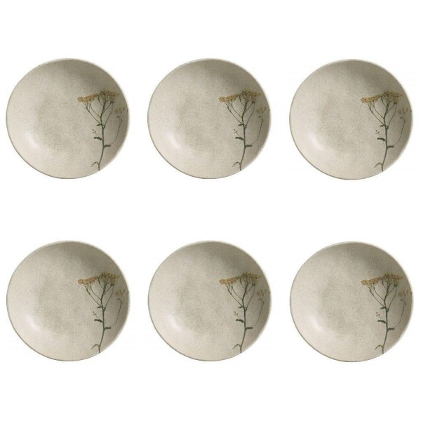 Conjunto De Pratos Fundos 06 Peças Bio Campestre Porto Brasil