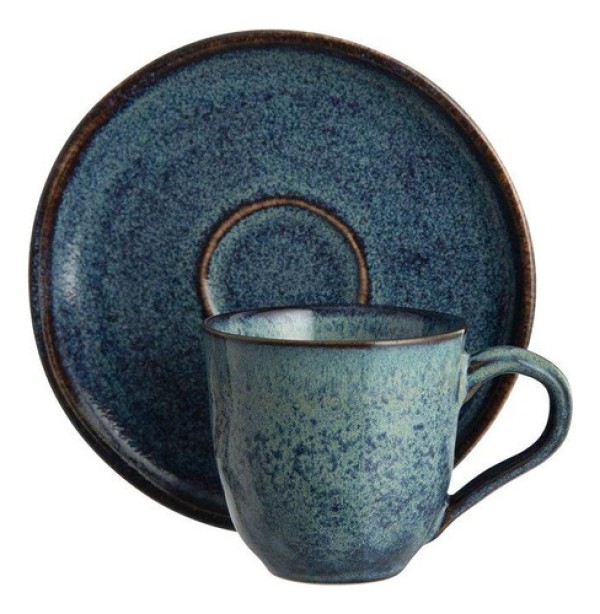 Conjunto de Xícaras de Café com Pires Porto Brasil Bio Titanium 6 peças - 120 ml