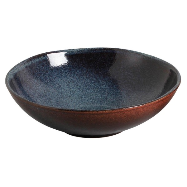 Tigela Orgânica Stoneware Titanium Porto Brasil 25x8 cm