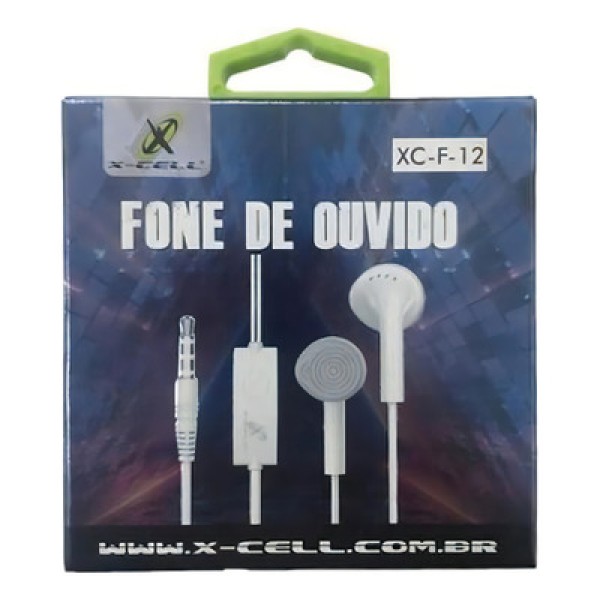 Encontraproduto.com.br - Fone de Ouvido C/ Microfone em Plástico X-Cell