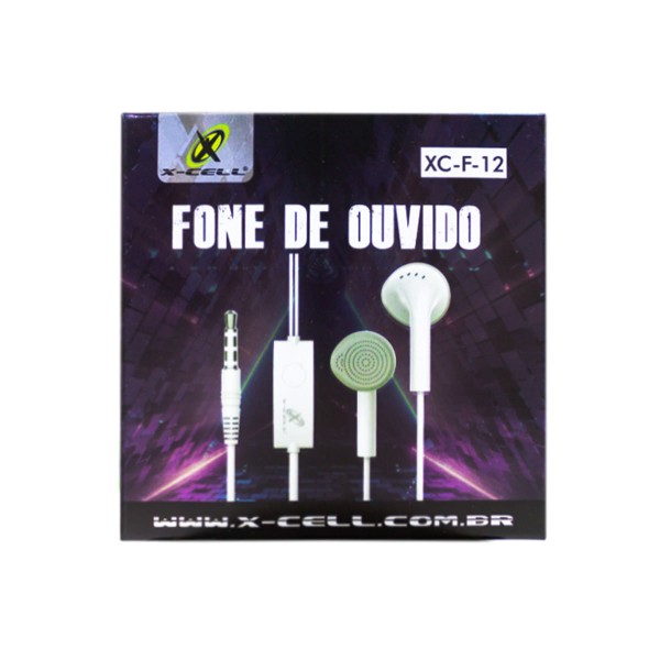Encontraproduto.com.br - Fone de Ouvido C/ Microfone em Plástico X-Cell