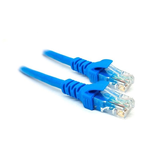 Cabo Rede Anatel Patch Cord Cat 6 / Utp Azul - 3 metros