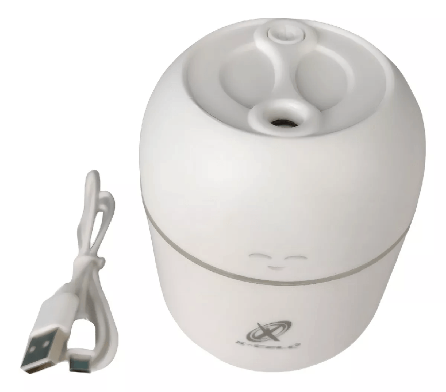 Encontraproduto.com.br - Umidificador De Ambiente 220ml C/ Led em Plástico X-Cell