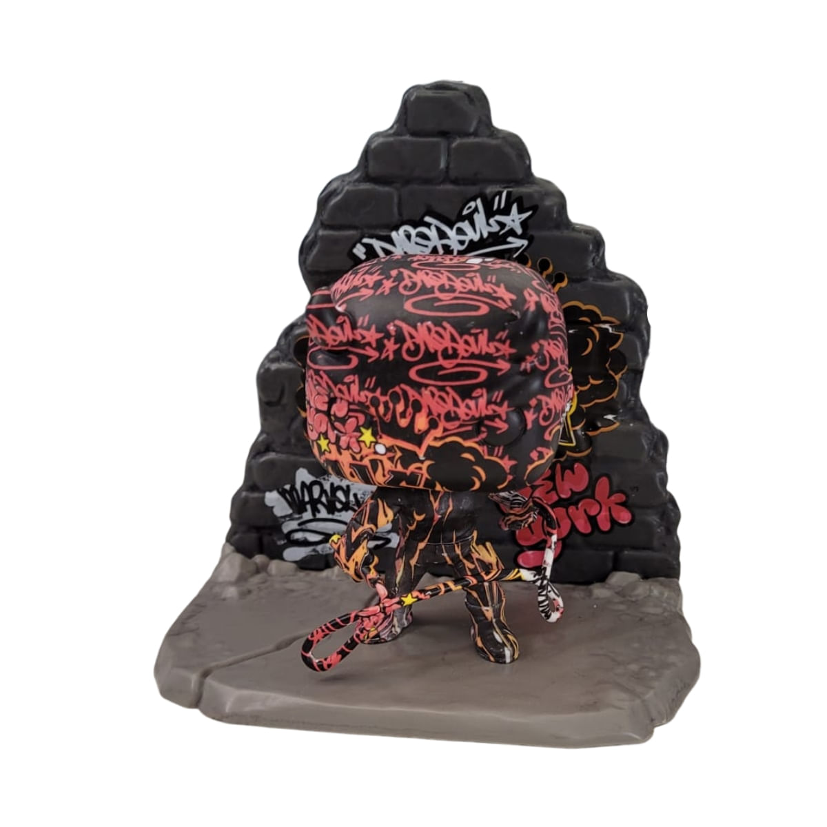 Encontraproduto.com.br - Funko Pop Demolidor Daredevil Street Art - Funko