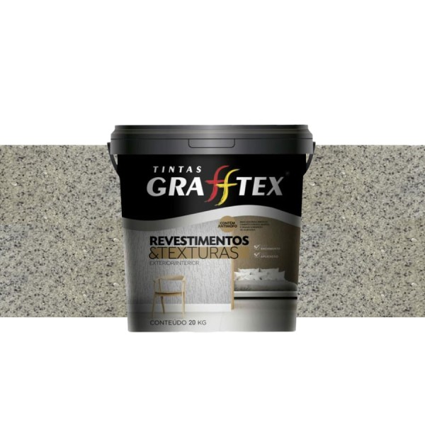 Encontraproduto.com.br - Textura Lidertex/Grafftex Pedras Naturais Arabesco Balde 20Kg