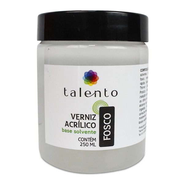 Encontraproduto.com.br - Verniz Acrílico Fosco Talento Base Solvente 250ml
