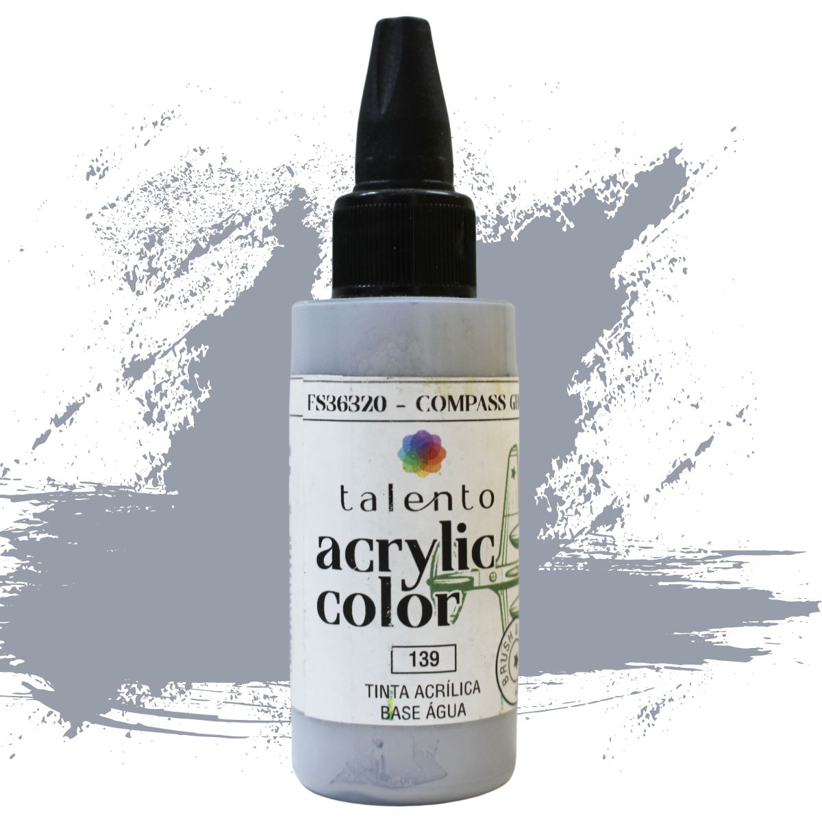 Tinta Acrylic Color 30ml 139 Compass Ghost Grey
