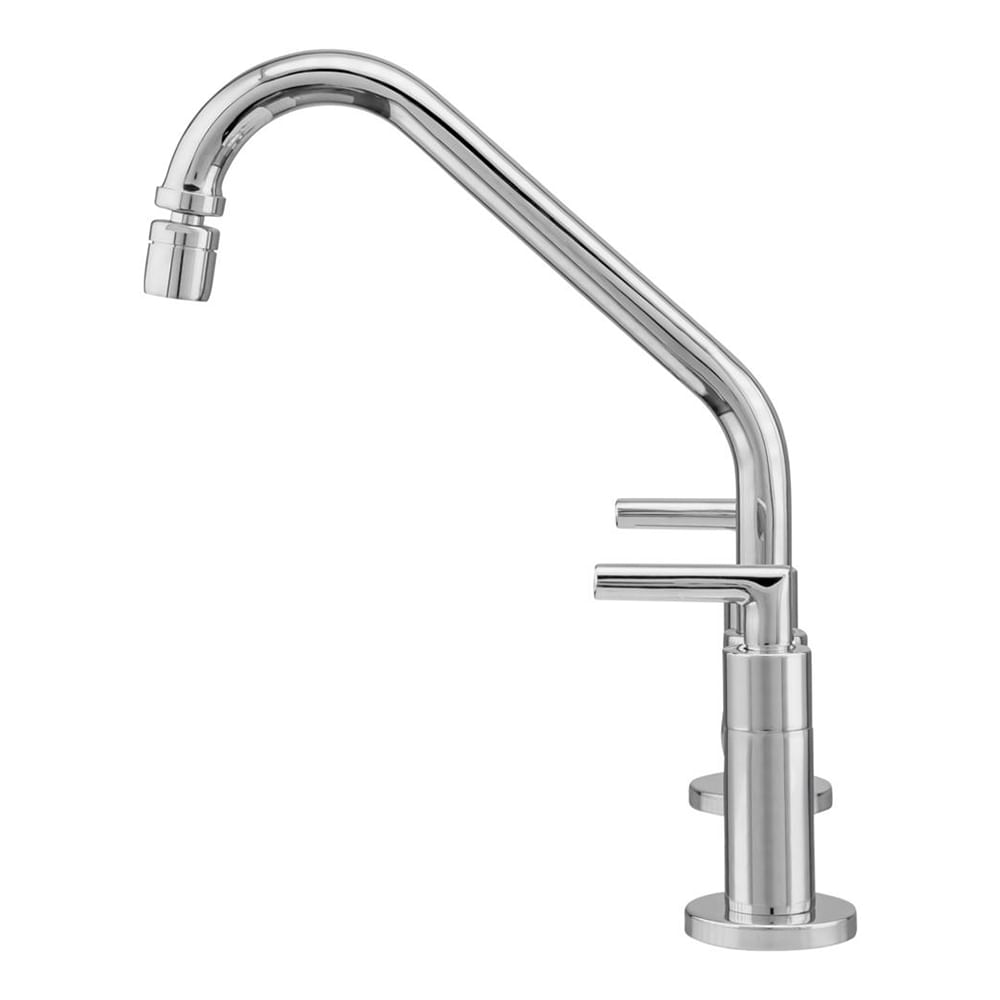 Encontraproduto.com.br - Misturador p/ Cozinha Jade Clássica de Mesa c/ Bica Móvel Cromada Fani