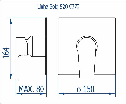 Encontraproduto.com.br - Acabamento Para Registro Base Deca Monocomando Fani Cromado
