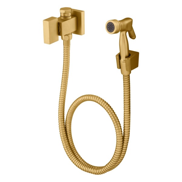 Encontraproduto.com.br - Ducha Higiênica com Registro e Derivação para Caixa Acoplada para Banheiro e Lavabo Horus Dn15 1/2