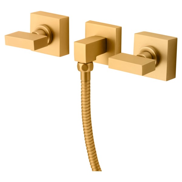 Encontraproduto.com.br - Ducha Higiênica com Misturador e Gatilho Abs Flexível Horus DOro Vecchio