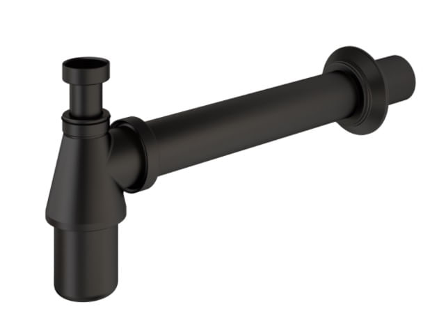 Sifão Regulável Para Lavatório Fani de Metal Preto 1