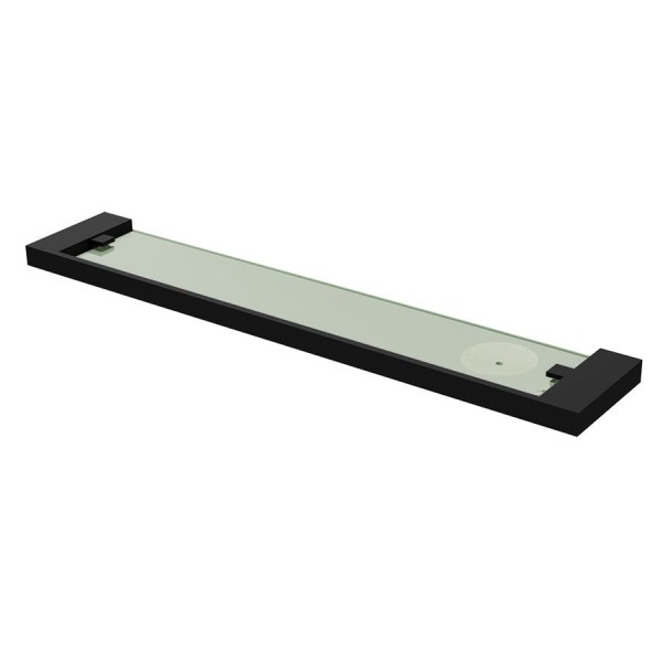 Encontraproduto.com.br - Prateleira com Saboneteira Horus Black Fosco