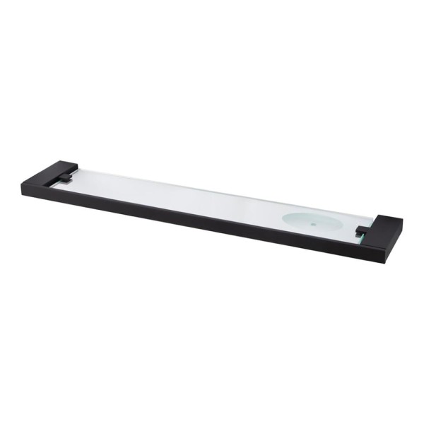 Prateleira com Saboneteira Horus Black Fosco