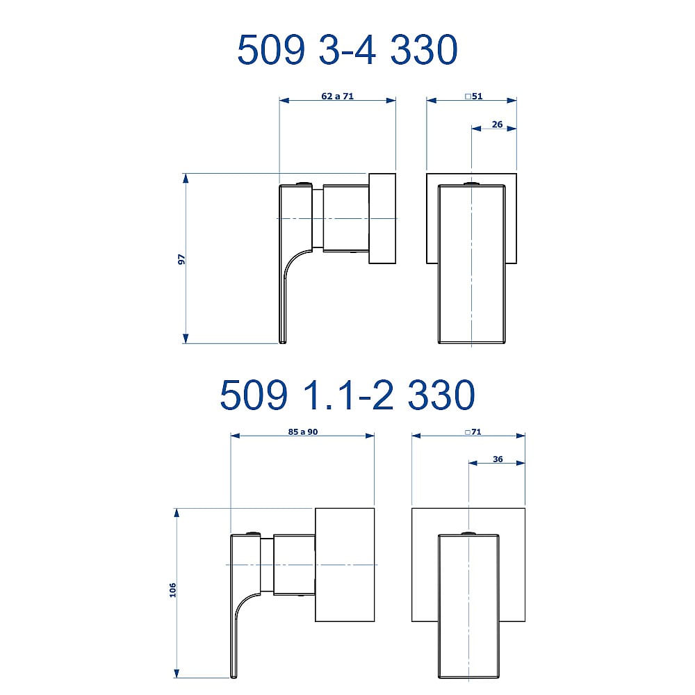 Encontraproduto.com.br - Acabamento para Registro Retta 1.1/2 Cromado - Fani - 509 11/2 C33 - Unitário