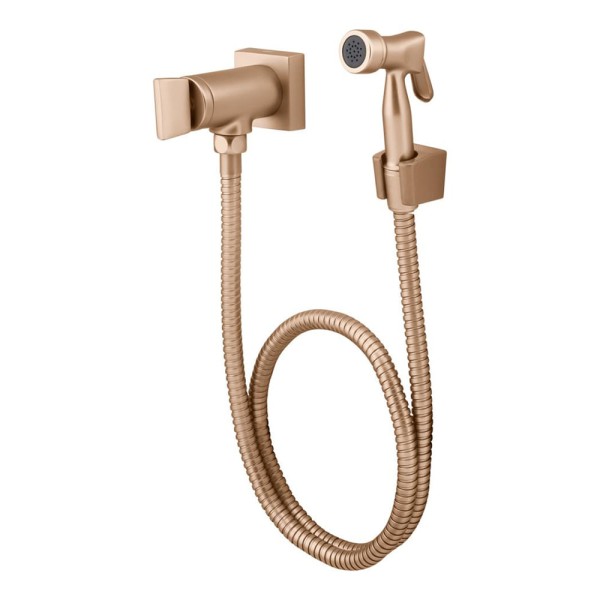 Encontraproduto.com.br - Ducha Higiênica com Gatilho Abs Flexível Prima Champanhe