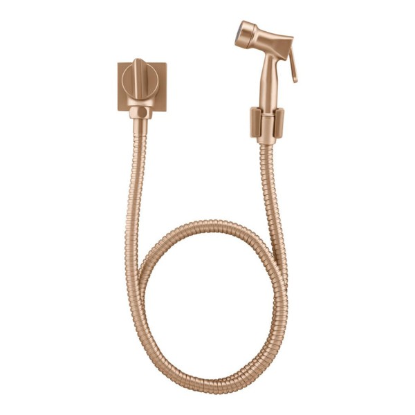 Encontraproduto.com.br - Ducha Higiênica com Gatilho Abs Flexível Prima Champanhe