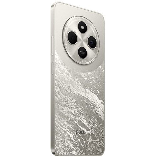 Encontraproduto.com.br - Smartphone Xiaomi POCO C75 White gold Tela 6.88 256GB 8GB RAM 120Hz Câmera 50MP