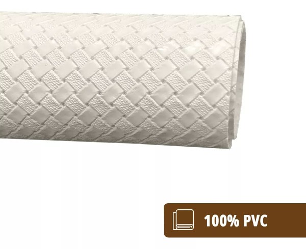 Encontraproduto.com.br - 4 Jogo Americano Cestaria Bege - Trançado Impermeável  Pvc