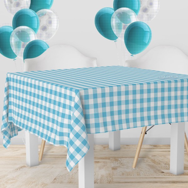 1 Toalha Mesa TNT Xadrez Festa Junina Italiana Az 140X140