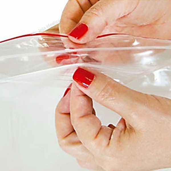 Encontraproduto.com.br - 10 Saco Hermético Fecha Fácil Ziplock Freezer Multiuso N9 M