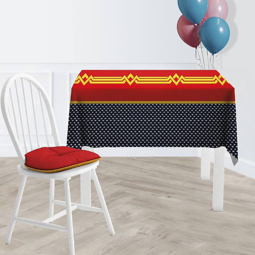 Encontraproduto.com.br - 1 Toalha Mesa Festa TNT Estampado Maravilha Estrela 140X200