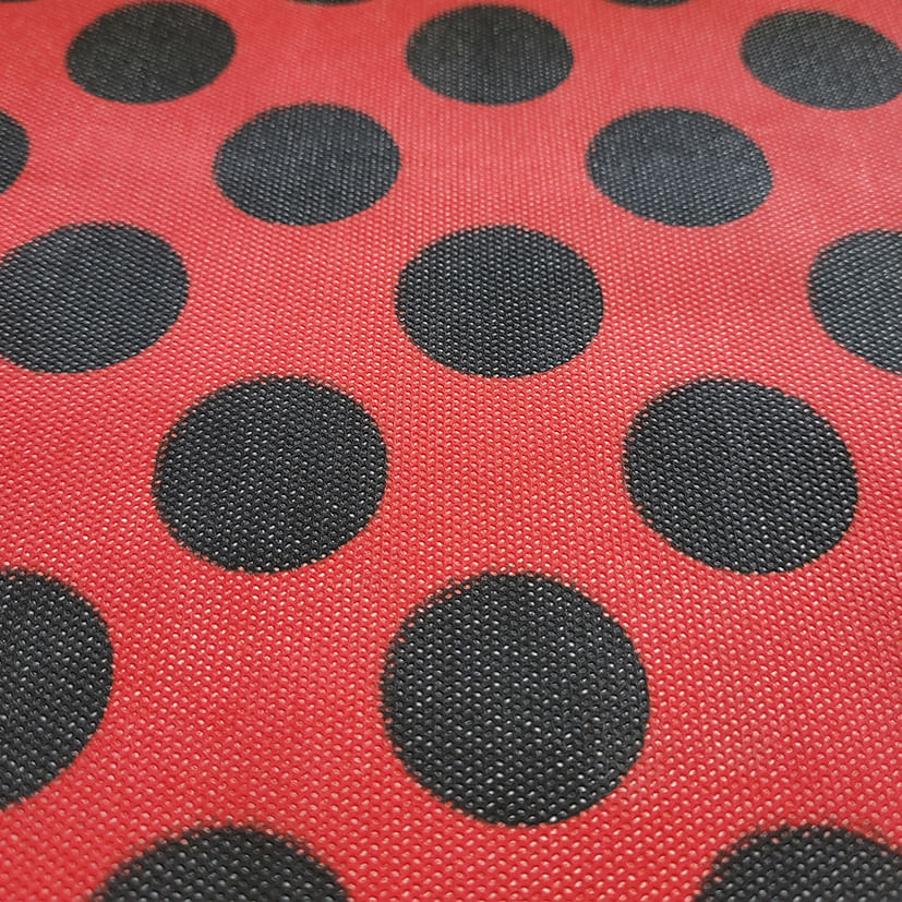 Encontraproduto.com.br - 6 Toalha Mesa Festa Estampado TNT Poá Bolinha Lady 70X70