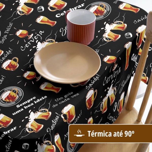 Encontraproduto.com.br - 2 Toalhas Mesa Plástica Térmica Saidera 2 Lugares 70 X 70