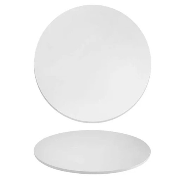 Encontraproduto.com.br - Tampo Em Mdf Oval 260x140 Cm - Laqueada Cor Branco